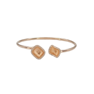 Fancy Flex Rose 925 Silver Bracelet