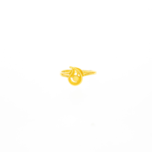 22kt Almond Shape Gold Ring
