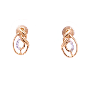 Fancy delicate diamond earring for special oc