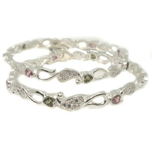 92.5 sterling silver bangles mga - sb0011