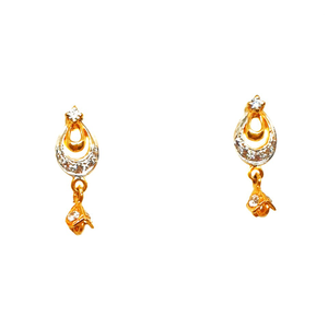 22K Gold Modern Style Earrings MGA - BTG0091