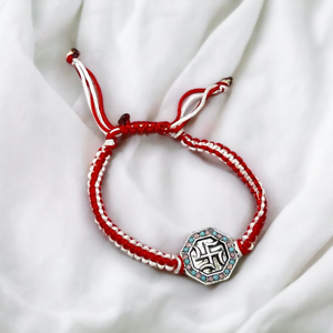 925 Silver Sathiya Design Rakhi