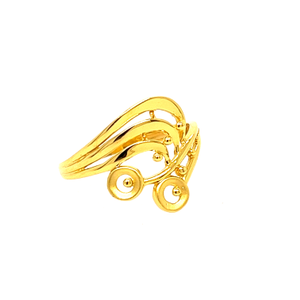22k Gold Plain Perfect Ring