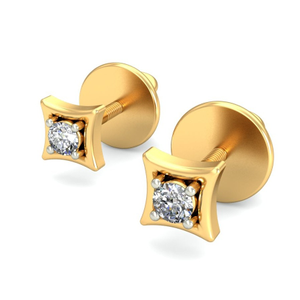 Gold glorious diamond earrings ber 025