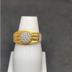 916 Men's fancy gold ring