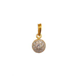22K Gold Diamond Pendant MGA - PDG0235