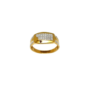 22K Gold Designer Gents Ring MGA - GRG0238