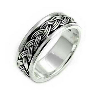 Silver Gents Handmade Fancy Ring