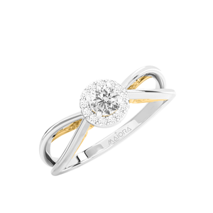 14K Gold Dazzling Diamond Ring JLR07
