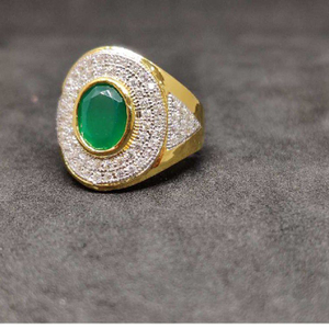 916 Men's colour stone ring