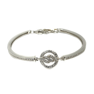 925 sterling silver round shape bracelet mga 