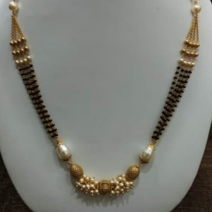 22kt gold light weight design mangalsutra