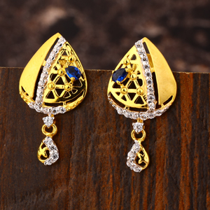 22KT Gold CZ Exclusive  Ladies Earring LFE425