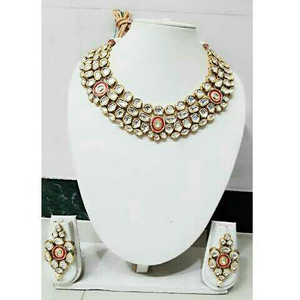 Fancy 1Gram Kundan Necklace Set