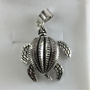 925 Sterling Silver Oxidized Tortoise Design 