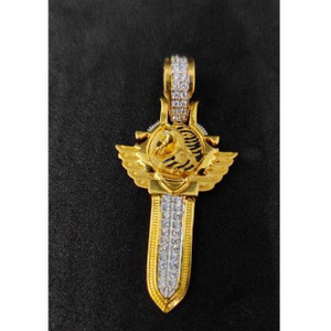 916 Gold fancy pendant For Men NO-44501