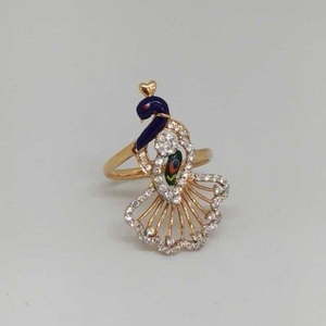 18 kt Rose  Gold Ladies Branded Ring