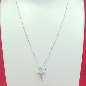 Silver 925 ladies fancy chain pendant