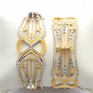 Gold Hallmark Cnc +Tar + Mani Bangle - Cml756