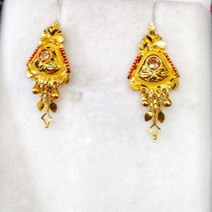 22 kt 916 hallmark plane earring