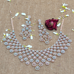 CZ Royal Necklace Set