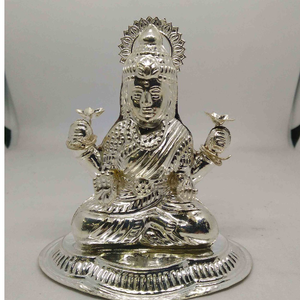 pure silver  maa laxmiji  murti  for home tem