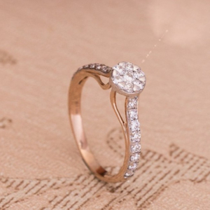 18 carat rose gold victorian ladies rings rh-