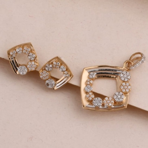 20 carat rose gold ladies pendants set RH-PS7