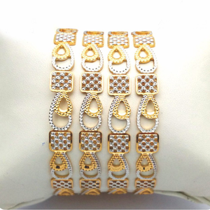 Gold Hallmark Cnc Bangle - Cp662