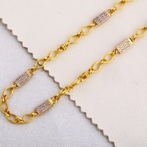 916 Gold Hallmark Classic Choco Chain MCH430