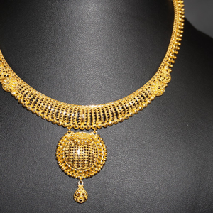 916 Gold Flair Necklace 1006R14