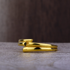 Ladies 22K Gold Band Plain Ring -LPR96