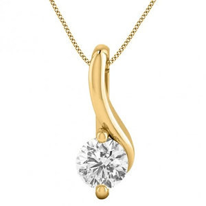 Bella solitaire pendant