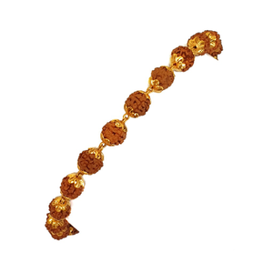 One gram gold forming rudraksh bracelet mga -