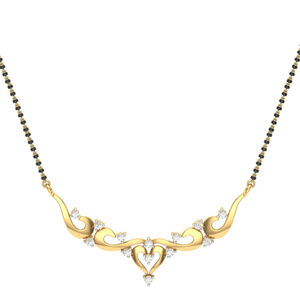Gold Diamond Mangalsutra