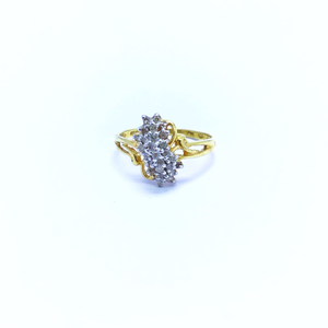 REAL DIAMOND FANCY RING FOR LADIES