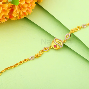 22KT Gold Hallmark Fancy Ladies Bracelet LB52