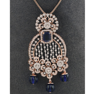 18K Gold Fancy Diamond Pendant