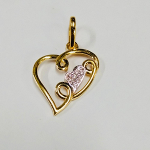 Gold light weight Pendant