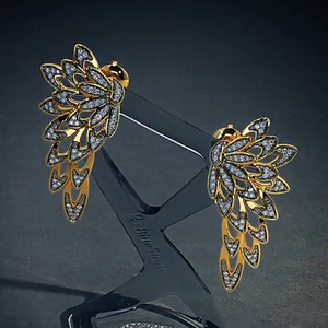 Unique Latest Design Gold Earrings