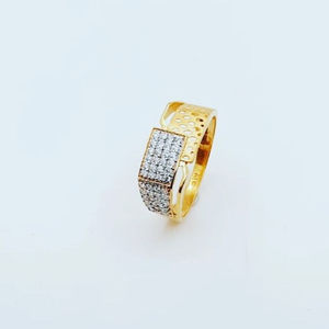 916 gold designer ring for men