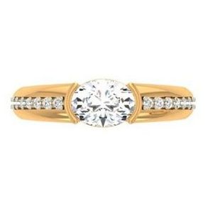Oval Shape Diamond Ring