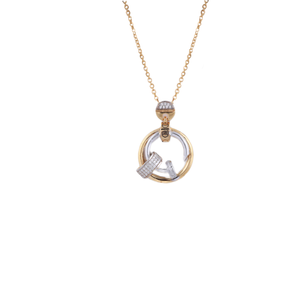 18K Gold Lab Grown Diamond Round Design Penda