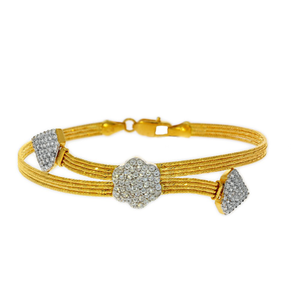 Breathtaking 22kt gold bracelet