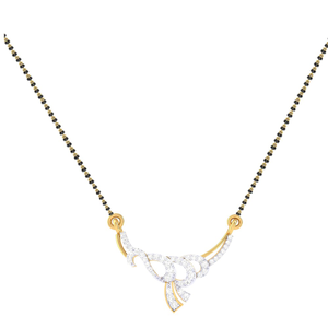 Gold Diamond Mangalsutra