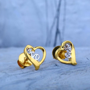 916 Gold Love Desgin Bacha EarRing RH-gE03