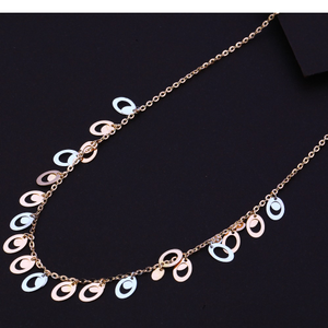 18ct   Rose Gold  Hallmark  Classic  Necklace