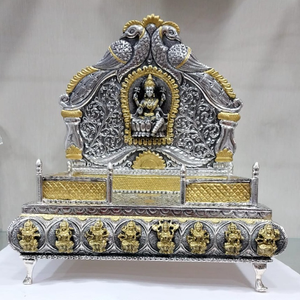 Divine looks pure silver asthalakshmi singhas