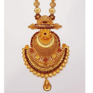 22k Gold Antique Bridal Necklace Set