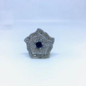 FANCY STERLING SILVER LADIES RING